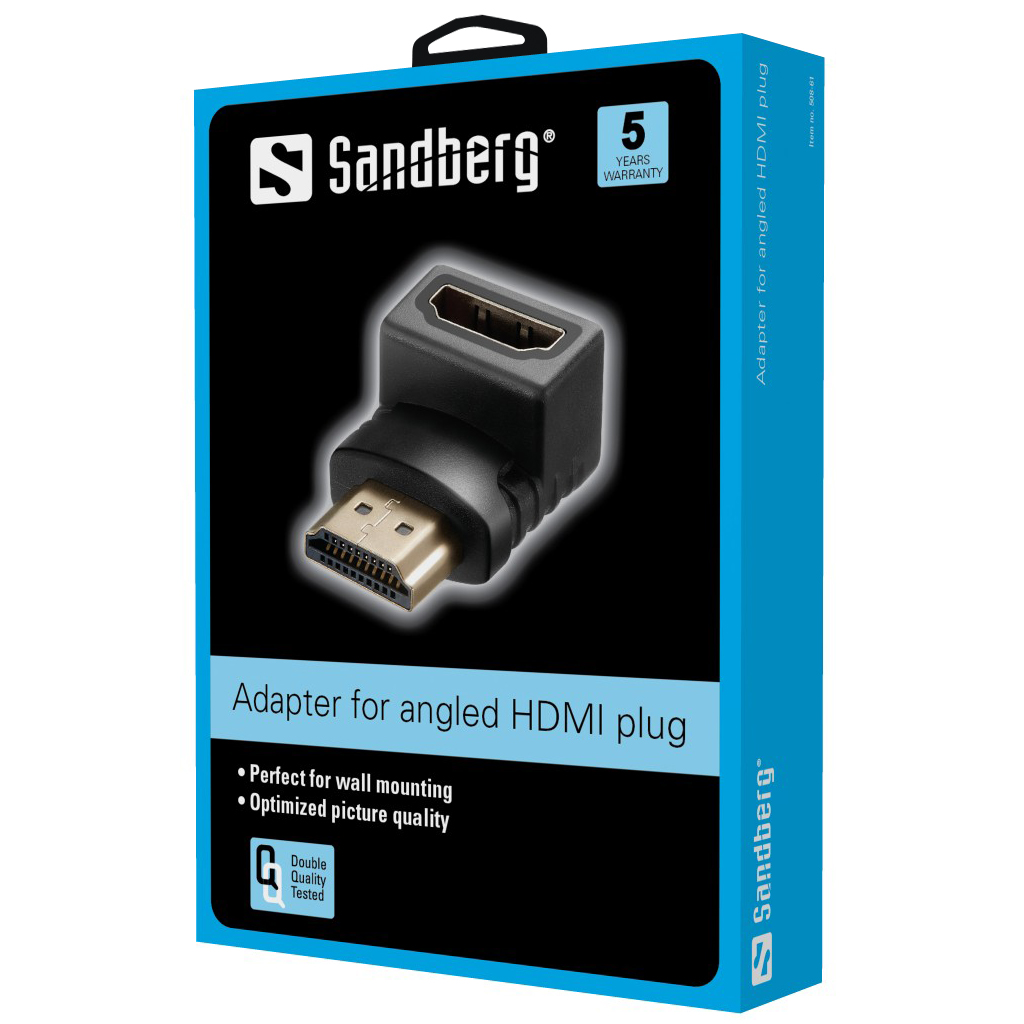 Sandberg  HDMI 1.4 angled adapter plug