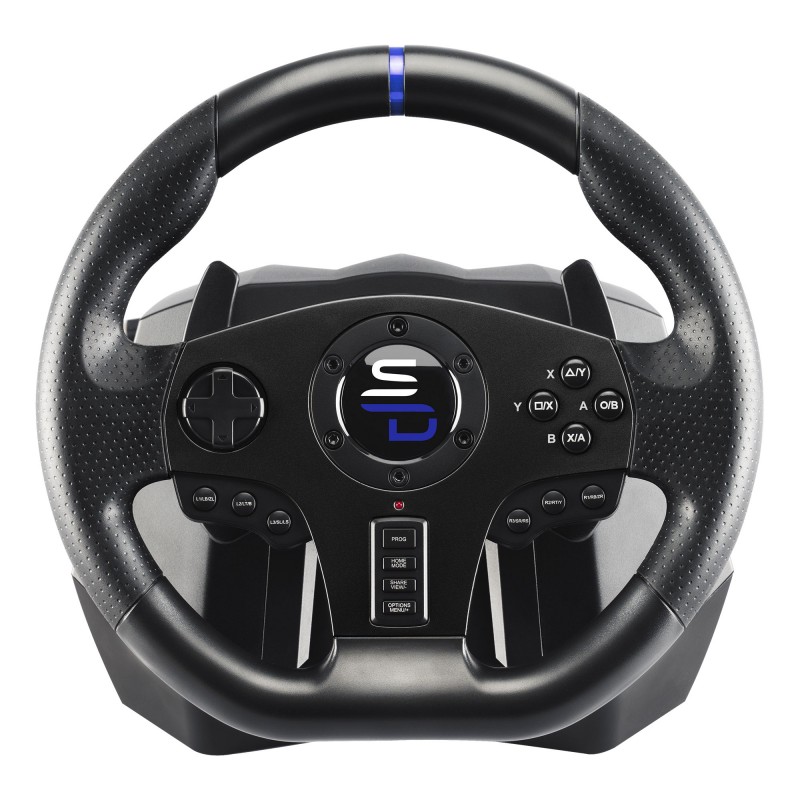 Subsonic SV750 Black USB Steering wheel + Pedals Nintendo Switch, PC, PlayStation 4, Xbox One 3701221702298 spēļu konsoles gampad