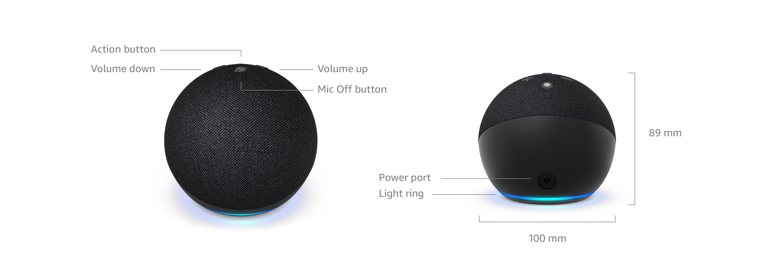 Amazon Echo Dot 5 blue