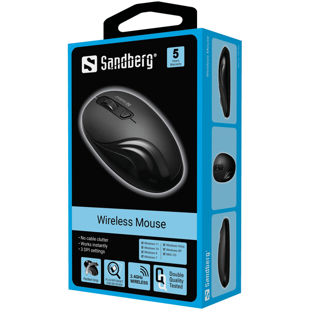 SANDBERG Wireless Mouse Datora pele