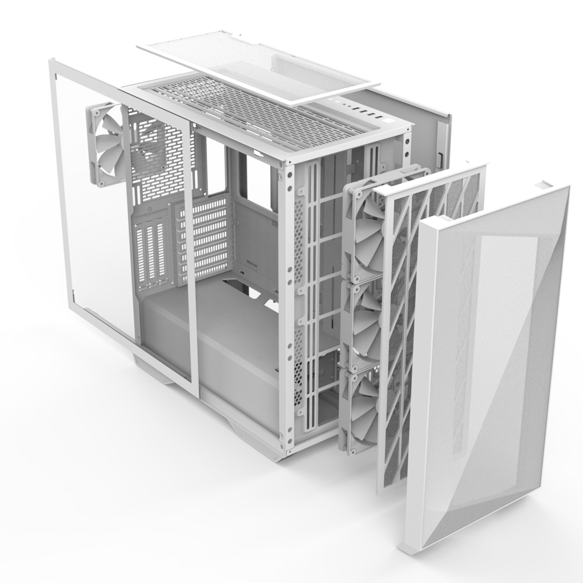 ZALMAN Z9 Iceberg MS White 4xARGB Fan Datora korpuss