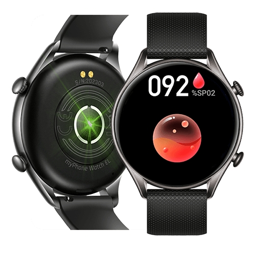 myPhone Watch EL czarny Viedais pulkstenis, smartwatch