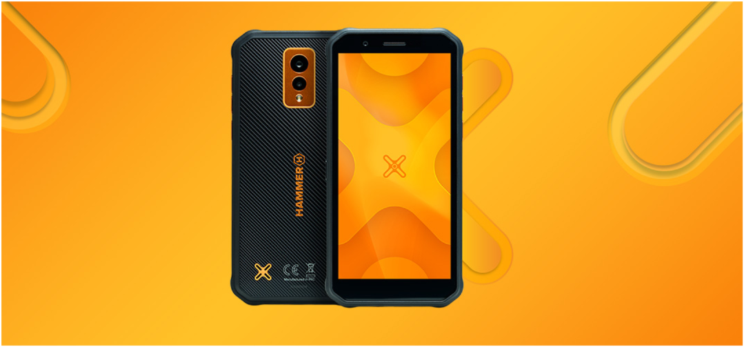 Hammer Energy X 64GB Black/Orange+Backpack Mobilais Telefons