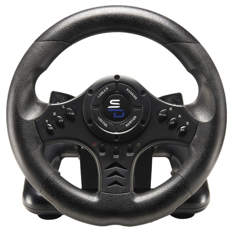 Subsonic SA5426-NG Gaming Controller Black USB Steering wheel + Pedals PC, PlayStation 4, Xbox One, Xbox Series X 3701221702144 spēļu konsoles gampad