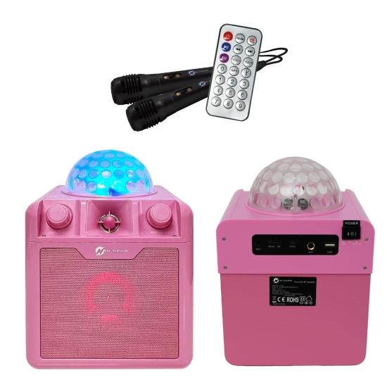 Portable Speaker|N-GEAR|DISCO BLOCK 410 PINK|Pink|Wireless|Bluetooth|DISCOBLOCK410P pārnēsājamais skaļrunis