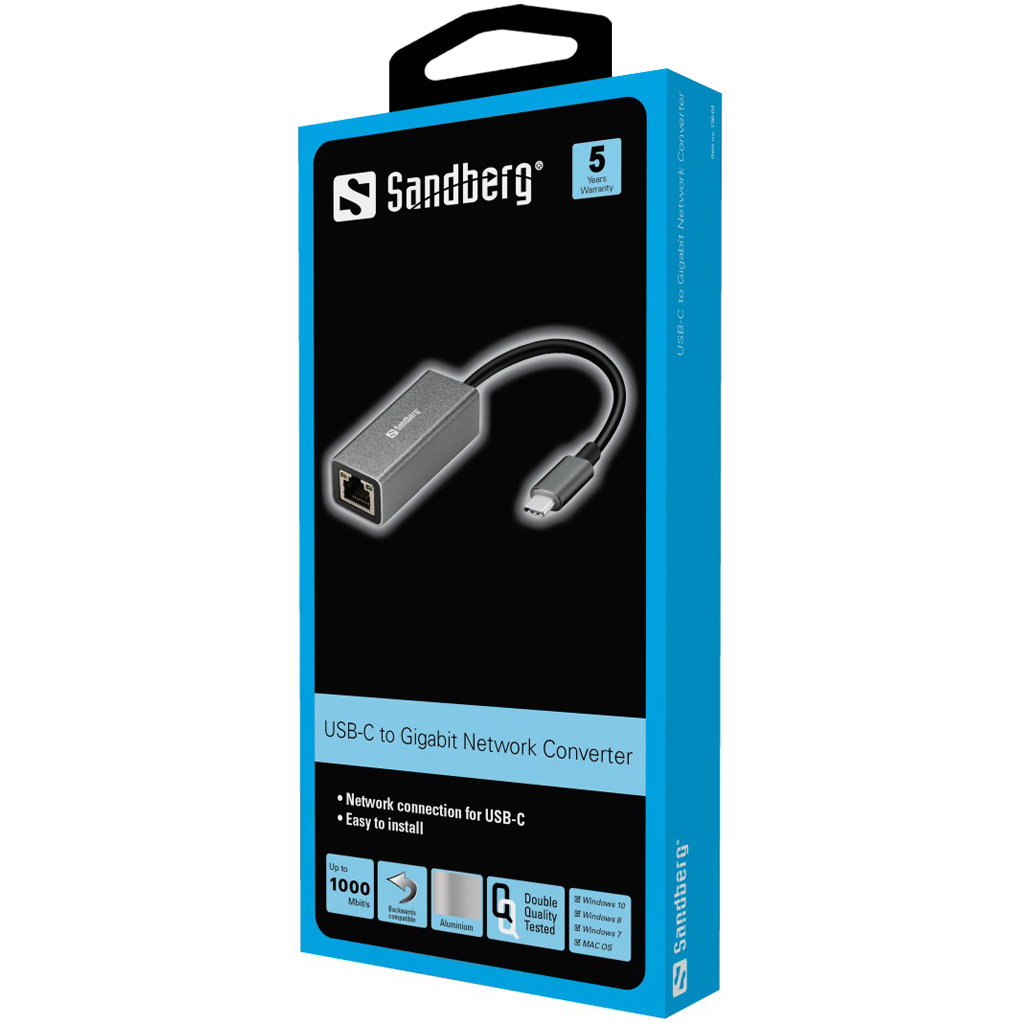 Sandberg USB-C to Network Converter karte