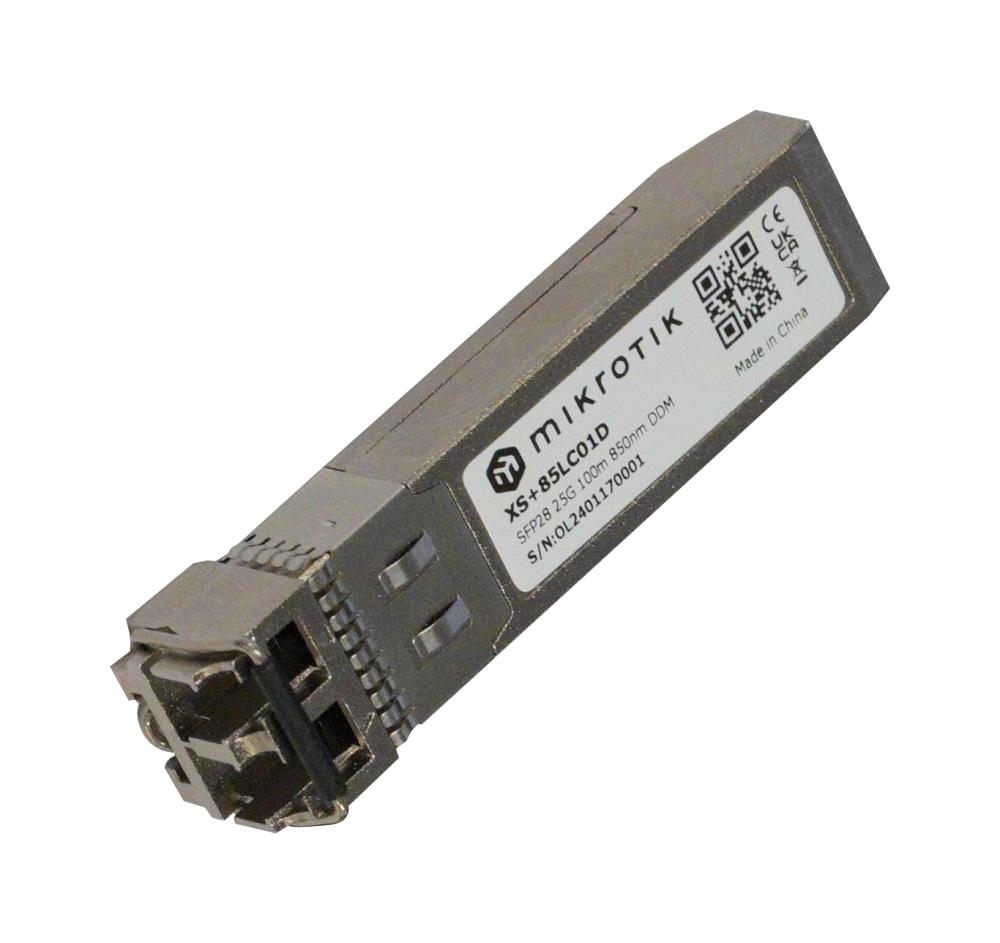 Mikrotik XS+85LC01D | SFP28 Module | 25G, LC UPC, 100m, MM, 850nm datortīklu aksesuārs