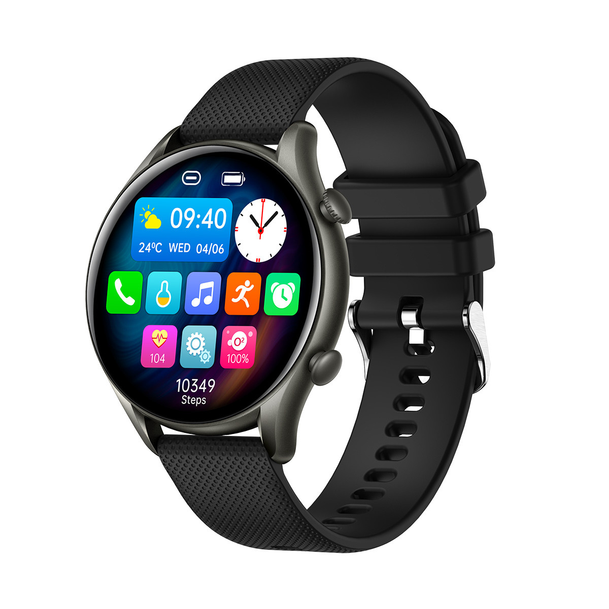 myPhone Watch EL czarny Viedais pulkstenis, smartwatch