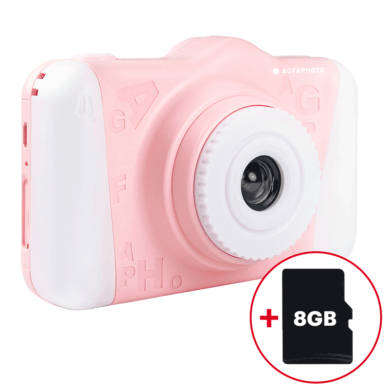 AgfaPhoto Realikids Cam 2 8GB SD pink Digitālā kamera