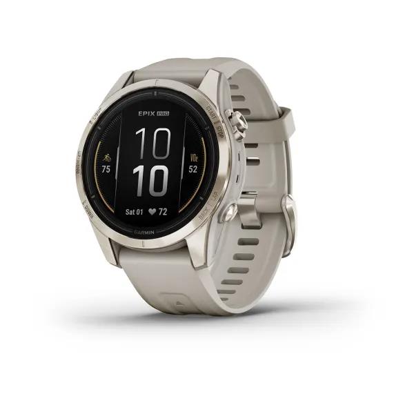 Garmin Epix Pro (Gen 2) 42 Sapphire Gold Light Sand 010-02802-11 Viedais pulkstenis, smartwatch