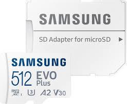 SAMSUNG EVO Plus microSDXC 512GB 2024 USB Flash atmiņa