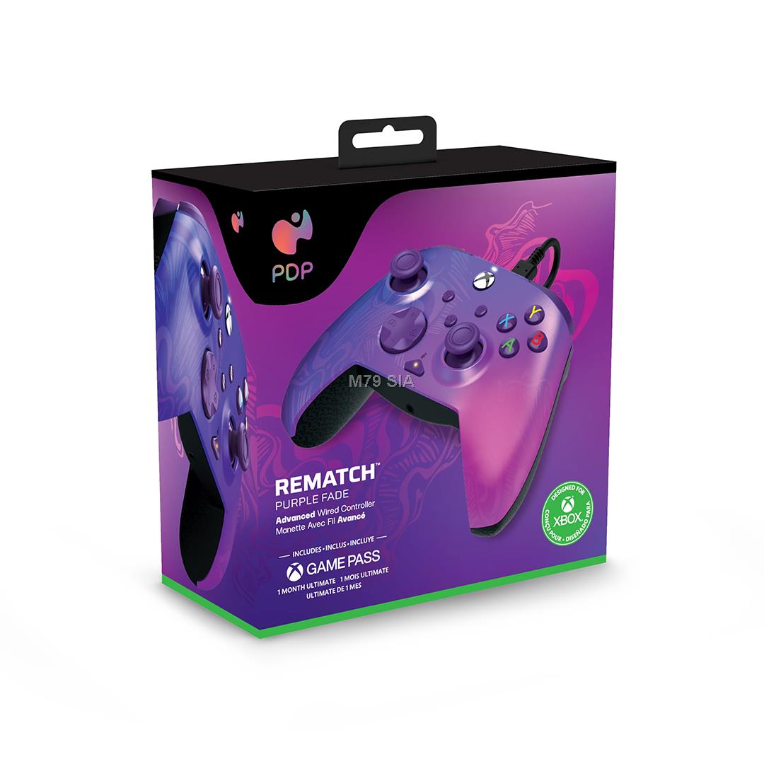 PDP Rematch Controller - Purple Fade 049-023-PF