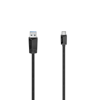 Hama Essential Line, USB-A - USB-C, 1.5 m, melna - Vads LED Televizors