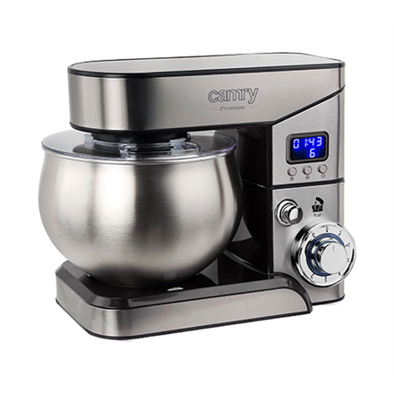 Camry Premium CR 4223 food processor 2000 W 5 L Silver Virtuves kombains