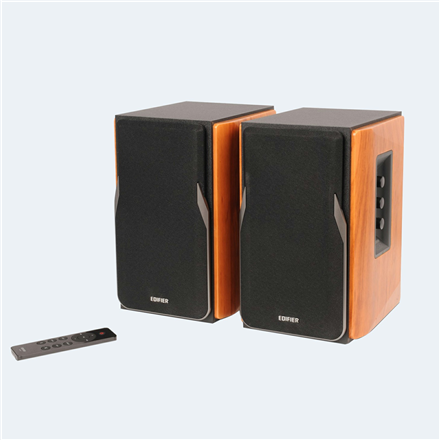 Edifier Professional Bookshelf Speakers R1380DB  Brown, Bluetooth, Wireless connection datoru skaļruņi