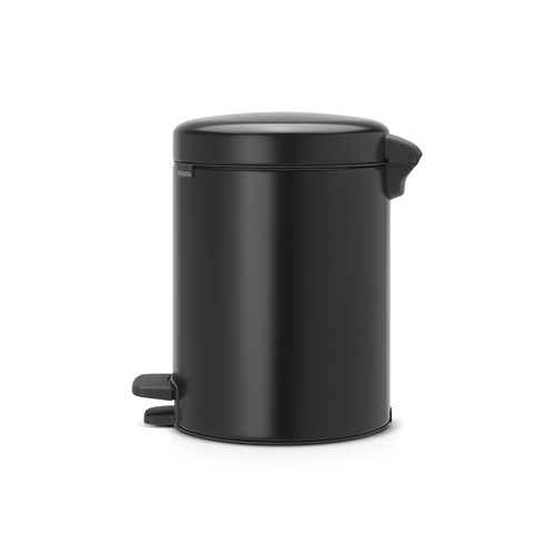 BRABANTIA atkritumu tvertne ar pedāli NewIcon, 5 l, Matt Black 112928 atkritumu tvertne