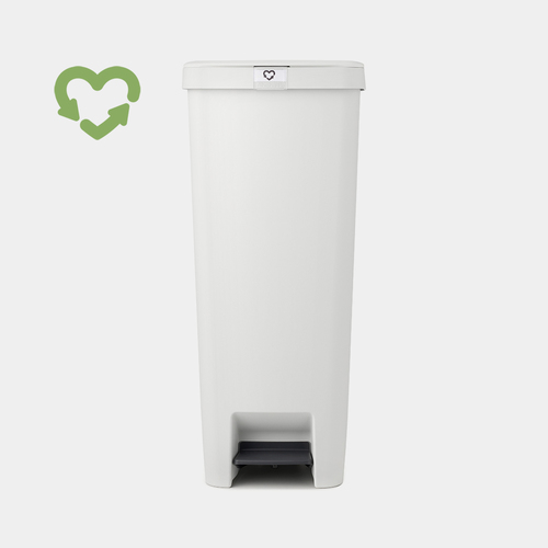 BRABANTIA atkritumu tvertne StepUp ar pedāli, 40l, Light Grey 800009 atkritumu tvertne