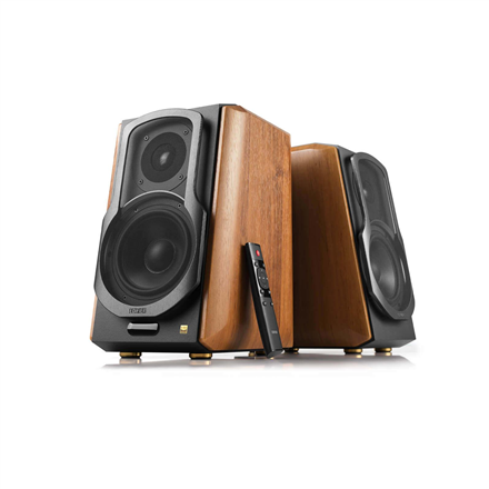 Edifier Bookshelf Speaker S1000MKII  Brown, Bluetooth, Wireless connection datoru skaļruņi