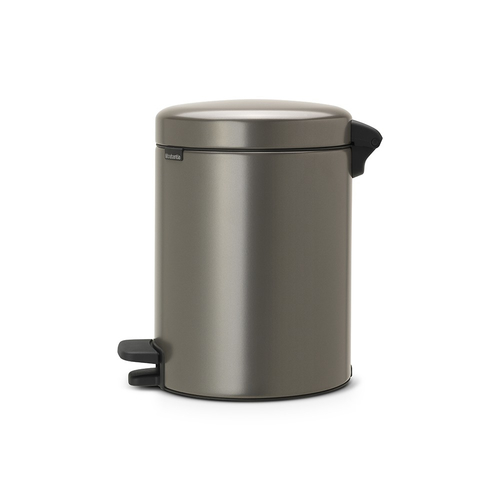 BRABANTIA atkritumu tvertne ar pedāli NewIcon, 5 l, Platinum 112683 atkritumu tvertne