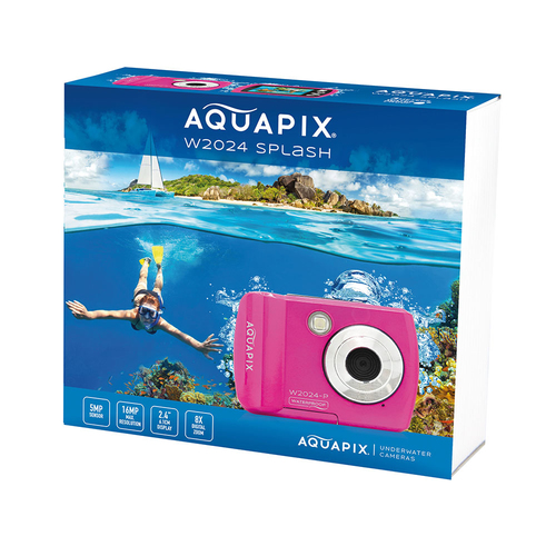 Easypix Aquapix W2024 Splash pink 10066 4260041686182 Digitālā kamera