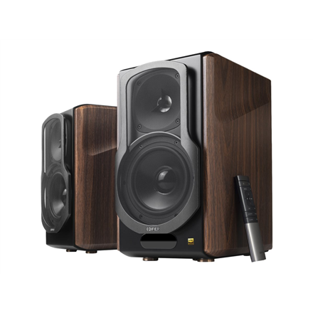 Edifier S2000MKIII Bookshelf Speaker, Brown datoru skaļruņi