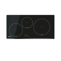 CATA | Hob | IB 853 BK | Induction | Number of burners/cooking zones 3 | Touch | Timer | Black 8422248094924 plīts virsma