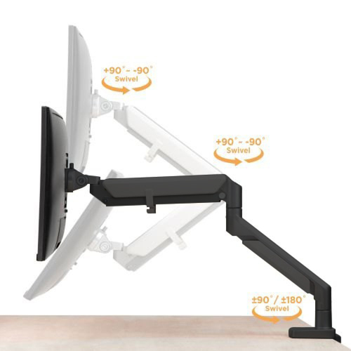 TECHLY Gas Spring Single Monitor Arm