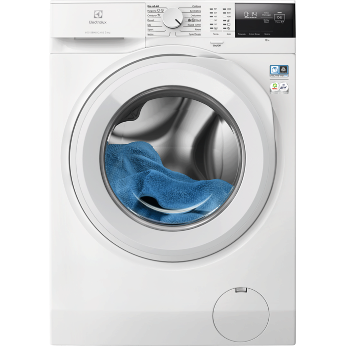 Electrolux veļas mazg.mašīna(front.ielāde), 8 kg EW6F2281E