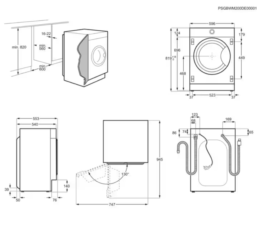 Electrolux veļas mazg.mašīna (front.ielāde), 8kg EW8F348SCI