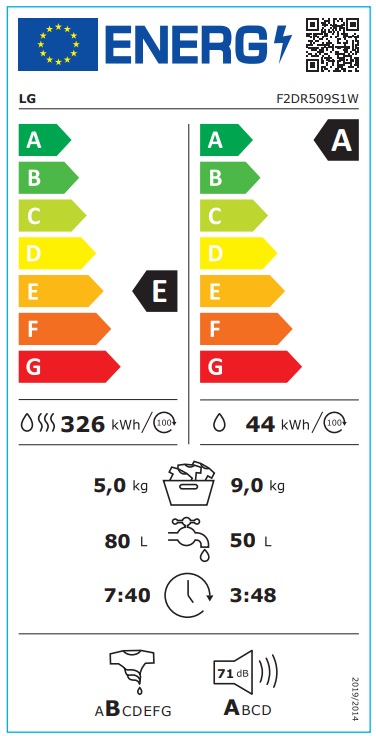 LG V500 series, 9 kg / 5 kg, dzilums 47.5 cm, 1200 apgr/min - Velas mazgajama masina ar zavetaju Mikroviļņu krāsns