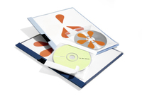 DURABLE CD-Selbstklebetasche FIX f 1 CD PP  transp. 10 Stck papīrs