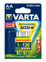 Varta Power Accu 56706 - Batterie 2 x AA Typ NiMH 2100 mAh (56706 101 402) 4008496550654 Baterija