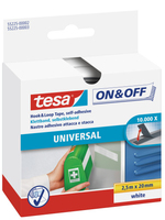 tesa ON&OFF Universal Klettband schwarz 2,5m 20mm