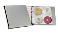 DURABLE CD/DVD ALBUM 96 Ringbuch fur 96 CDs/DVDs schwarz papīrs