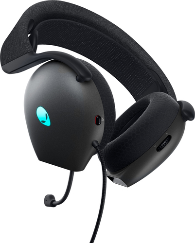 Dell Alienware Wired Gaming Headset AW520H Over-Ear, Built-in microphone, Dark Side of the Moon, Noise canceling austiņas