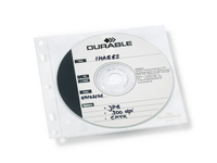 DURABLE CD/DVD COVER FILE fur 1 oder 2 CD/DVD 10er Beutel papīrs