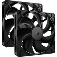 Case Acc Corsair Fan RS140 PWM 2x14cm black aksesuārs datorkorpusiem