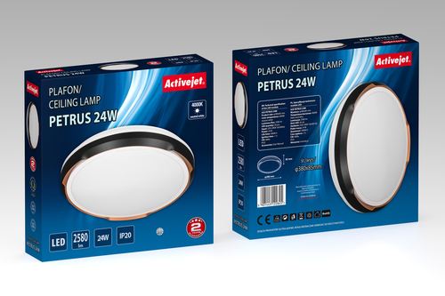 Activejet LED ceiling light AJE-PETRUS 24W