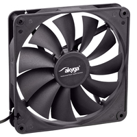 AKYGA System fan AW-14A-BK 140mm black ventilators