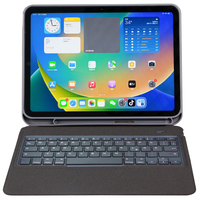 DEQSTER SLIM KEYBOARD 2 10.9IN (10. GEN.) SCHWARZ APPLE IPAD klaviatūra