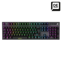 Sharkoon Gaming Tastatur Skiller SGK20 Mech rot, RGB LED,USB klaviatūra