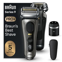 Braun Series 9 Pro+ 9565cc Wet & Dry Foil shaver Trimmer Metallic Vīriešu skuveklis