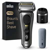 Braun Series 9 Pro+ 9575cc Wet & Dry Foil shaver Trimmer Metallic Vīriešu skuveklis