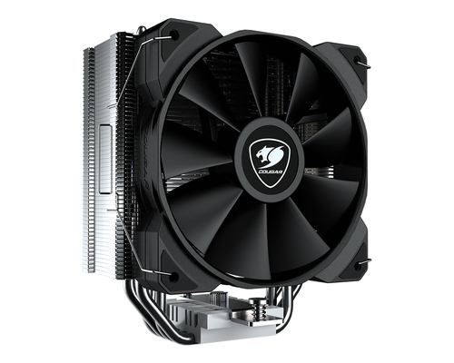 COUGAR Gaming CGR-FZAE50, Heatsink/Radiatior, 12 cm, 82.48 cfm, 143.53 m/h, Black ventilators