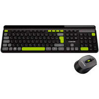 CANYON HSET-W5 EN Keyboard+Mouse AAA+AA Wireless Black klaviatūra