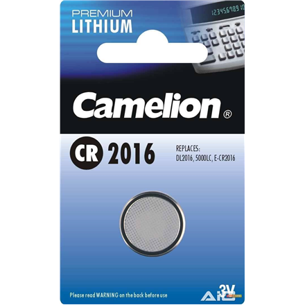 Camelion CR2016-BP1 CR2016, Lithium, 1 pc(s) Baterija