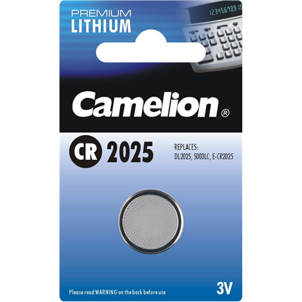 Camelion CR2025, Lithium, 1 pc(s) Baterija