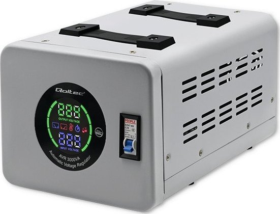 Qoltec 50725 Automatic Voltage Stabilizer AVR 3000VA nepārtrauktas barošanas avots UPS