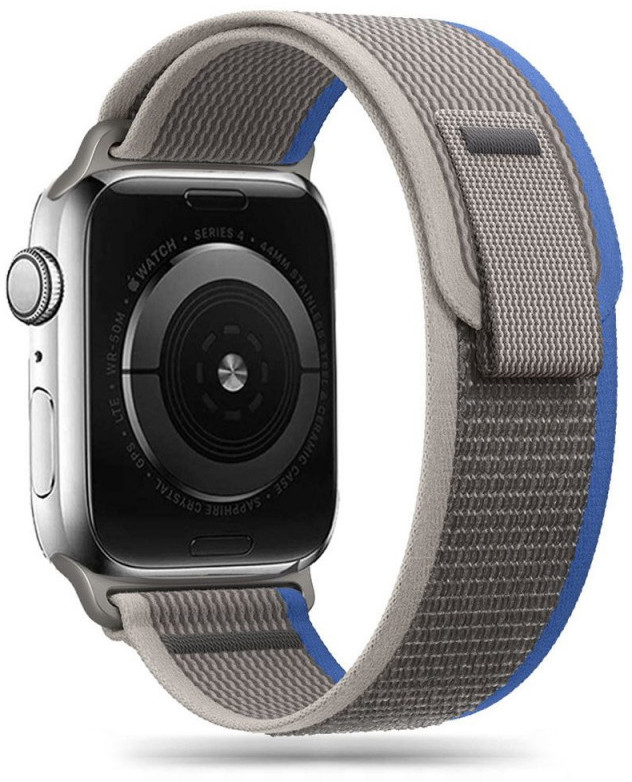 Tech-Protect watch strap Nylon Apple Watch 42/44/45/49mm, grey/blue 9490713930786 9490713930786 (9490713930786) Viedais pulkstenis, smartwatch