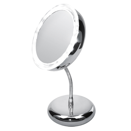 Adler Mirror, AD 2159, 15 cm, LED mirror, Chrome Spogulis